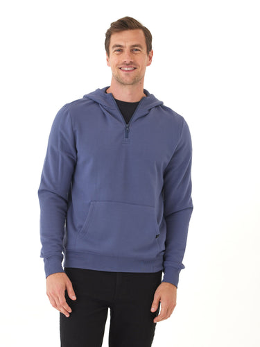 Colton Modal Fleece Half Zip Hoodie Threads 4 Thought 