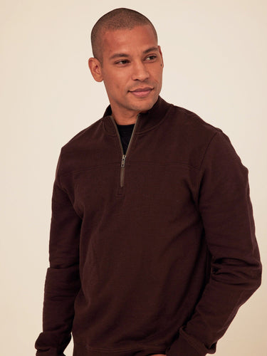 Christian Comfort Slub Terry Half Zip Pullover Mens Outerwear Sweatshirt Threads 4 Thought 