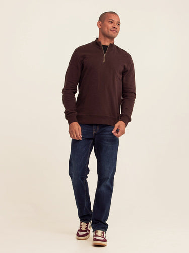 Christian Comfort Slub Terry Half Zip Pullover Mens Outerwear Sweatshirt Threads 4 Thought 