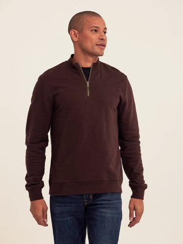 Christian Comfort Slub Terry Half Zip Pullover Mens Outerwear Sweatshirt Threads 4 Thought 