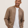 Walter Mineral Wash Heavy Terry Bomber Jacket Mens Outerwear Sweatshirt Threads 4 Thought 