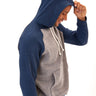 Colorblock Raglan Triblend Hoodie Mens Outerwear Sweatshirt Threads 4 Thought 
