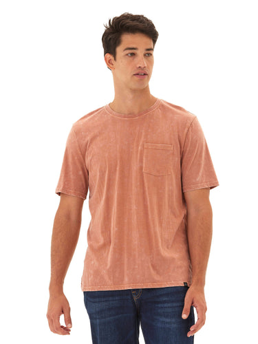 Skipper Mineral Wash Tee Mens Tops Tshirt Short Threads 4 Thought 