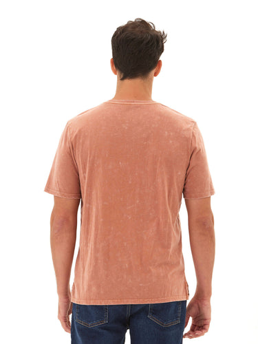 Skipper Mineral Wash Tee Mens Tops Tshirt Short Threads 4 Thought 