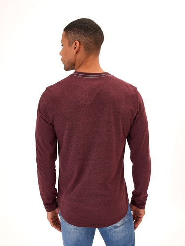 Kye Triblend Long Sleeve Crew Mens Tops Tshirt Long Threads 4 Thought 