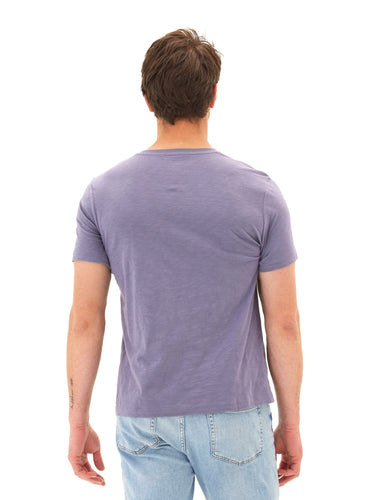 Slub Jersey V-Neck Tee Mens Tops Tshirt Short Threads 4 Thought 