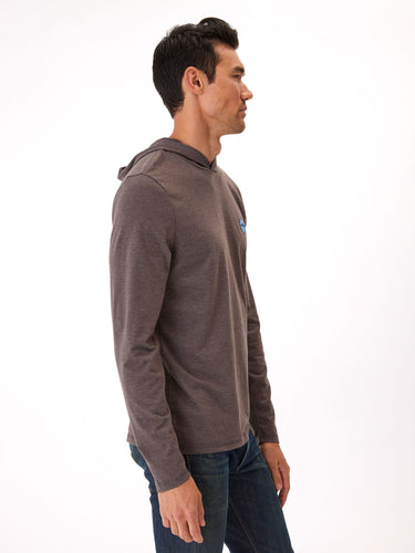 Embroidery Long Sleeve Triblend T-Shirt Hoodie Mens Tops Tshirt Long Threads 4 Thought 