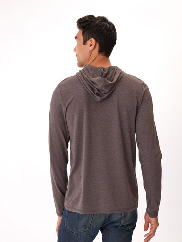 Embroidery Long Sleeve Triblend T-Shirt Hoodie Mens Tops Tshirt Long Threads 4 Thought 