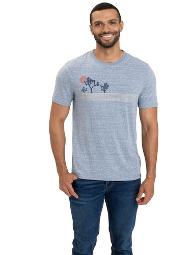 Yucca Basin Triblend Graphic Tee Mens Tops Tshirt Short Threads 4 Thought 