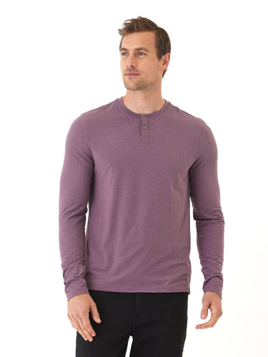 Frederick Luxe Jersey Long Sleeve 2 Button Henley Threads 4 Thought 