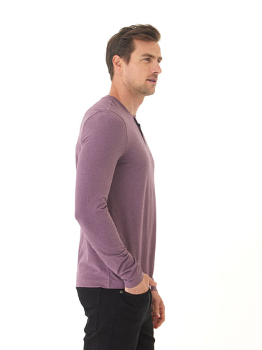 Frederick Luxe Jersey Long Sleeve 2 Button Henley Threads 4 Thought 
