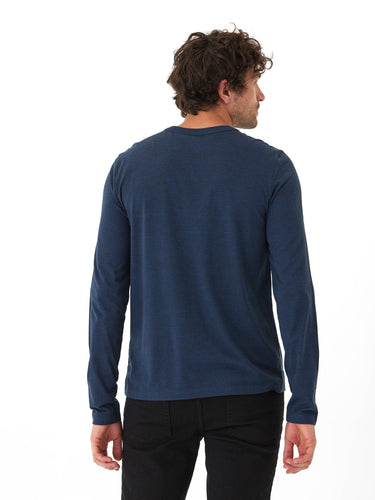 Tucker Triblend Long Sleeve Crew Mens Tops Tshirt Long Threads 4 Thought 