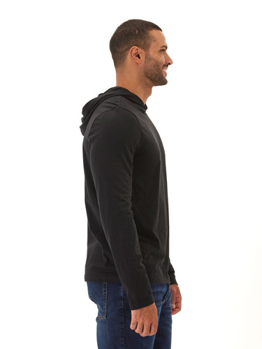 Dane Triblend Long Sleeve T-Shirt Hoodie Mens Tops Tshirt Long Threads 4 Thought 