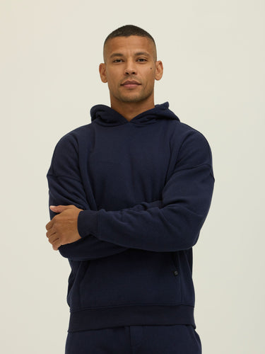 Marcel Triblend Fleece Oversized Hoodie Mens Outerwear Sweatshirt Threads 4 Thought 
