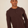 Elias Sweater Knit Long Sleeve Henley Mens Outerwear Sweater Threads 4 Thought 