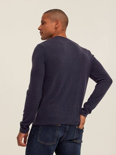 Elias Sweater Knit Long Sleeve Henley Mens Outerwear Sweater Threads 4 Thought 