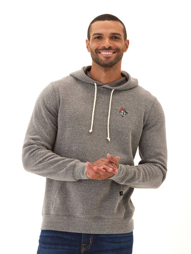 Embroidered Triblend Fleece Hoodie Mens Outerwear Sweatshirt Threads 4 Thought 
