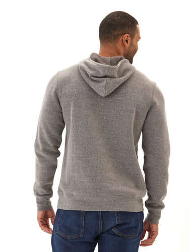 Embroidered Triblend Fleece Hoodie Mens Outerwear Sweatshirt Threads 4 Thought 
