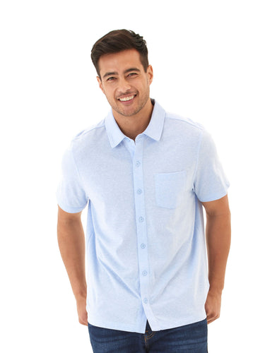 Paxton Triblend Button-Down Pocket Shirt Threads 4 Thought 
