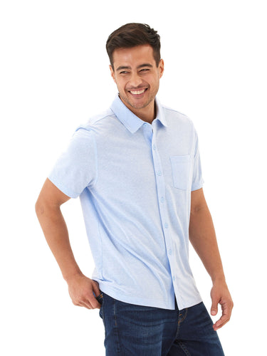 Paxton Triblend Button-Down Pocket Shirt Threads 4 Thought 