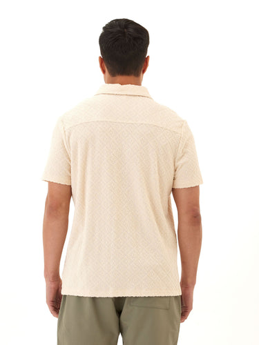 Paxton Jacquard Terry Button-Down Pocket Shirt Threads 4 Thought 