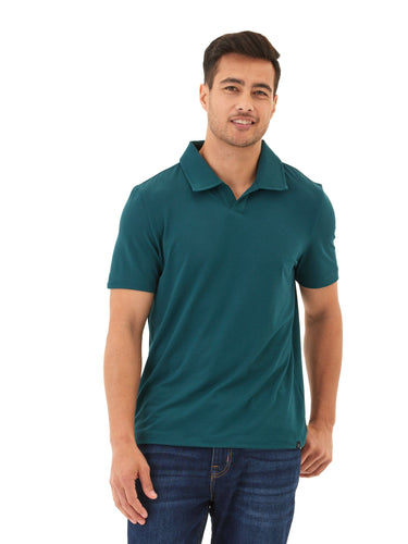 Jared Luxe Jersey Short Sleeve Polo Mens Tops Tshirt Short Polo Threads 4 Thought 