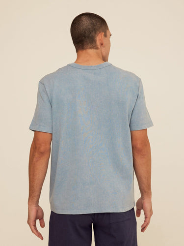 Johnny Relaxed Fit Mineral Wash Jersey Tee Mens Tops Tshirt Short Threads 4 Thought 