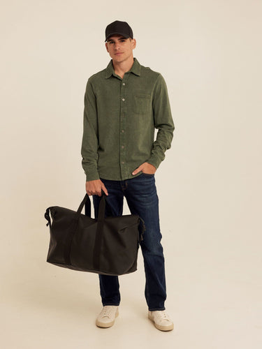 Dorian Mineral Wash Mediumweight Jersey Button-Down Threads 4 Thought 