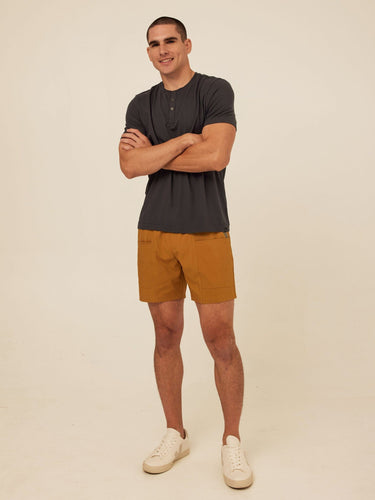 Shayne Luxe Jersey Henley Mens Tops Tshirt Short Henley Threads 4 Thought 
