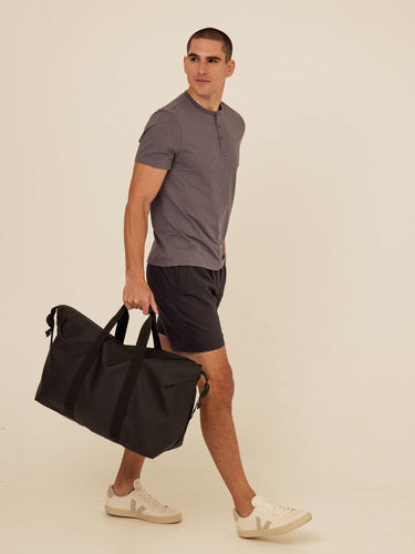 Shayne Luxe Jersey 3-Button Short Sleeve Henley Threads 4 Thought 