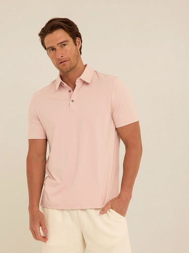 Phineas Luxe Jersey Short Sleeve Polo Mens Tops Tshirt Short Polo Threads 4 Thought 