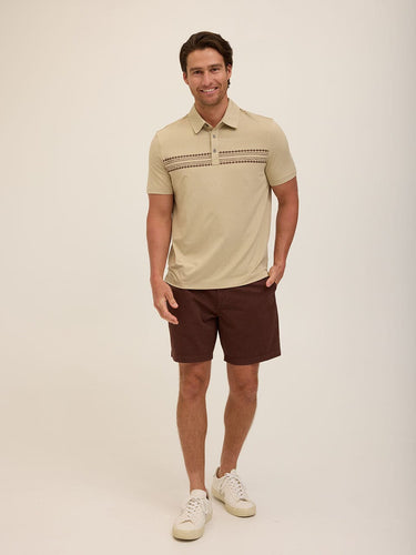 Phineas Luxe Jersey Short Sleeve Polo Mens Tops Tshirt Short Polo Threads 4 Thought 