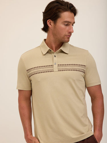 Phineas Luxe Jersey Short Sleeve Polo Mens Tops Tshirt Short Polo Threads 4 Thought 