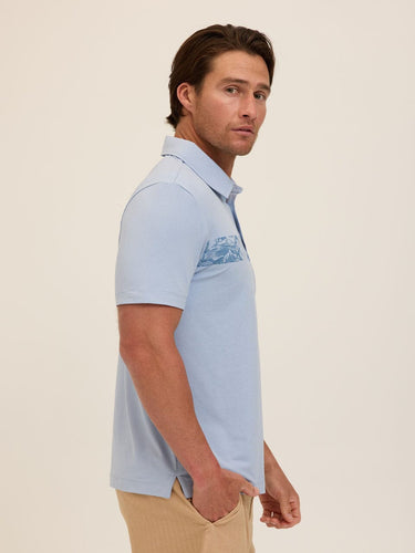 Phineas Luxe Jersey Short Sleeve Polo Mens Tops Tshirt Short Polo Threads 4 Thought 