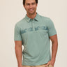 Phineas Luxe Jersey Short Sleeve Polo Mens Tops Tshirt Short Polo Threads 4 Thought 