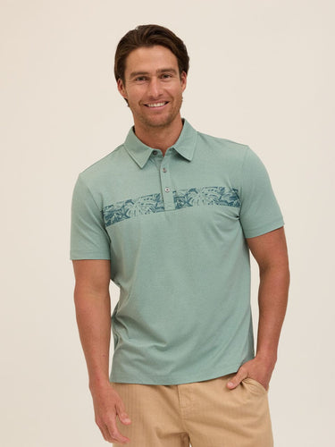 Phineas Luxe Jersey Short Sleeve Polo Mens Tops Tshirt Short Polo Threads 4 Thought 