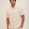 Paxton Shoreline Terry Button-Down Pocket Shirt Mens Tops Tshirt Short Threads 4 Thought 
