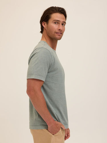 Island Sunrise Graphic Mineral Wash Jersey Tee Threads 4 Thought 