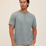 Carlos Light Fleck Jersey 3-Button Henley Threads 4 Thought 