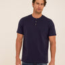 Shayne Organic Cotton Henley Mens Tops Tshirt Short Henley Threads 4 Thought 