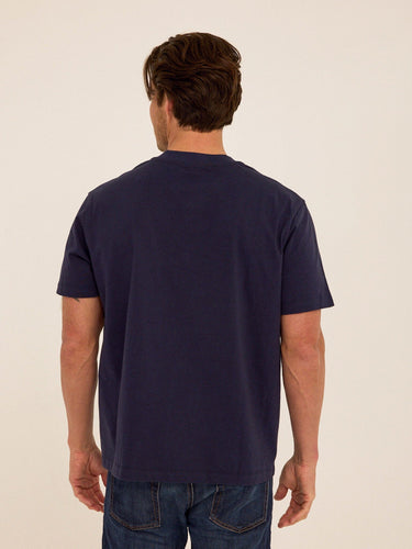Roger Organic Cotton Relaxed V-Neck Tee Mens Tops Tshirt Short Threads 4 Thought 