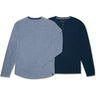 Triblend Long Sleeve 2 Pack Mens Tops Tshirt Long Threads 4 Thought 