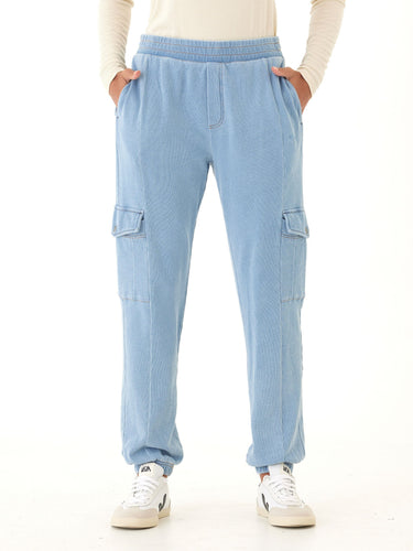Daphnie Denim Terry Cargo Jogger Threads 4 Thought 
