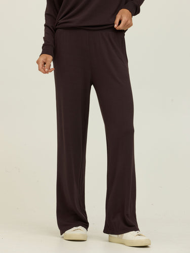 Esmeralda Feather Fleece Wide Leg Pant Womens Bottoms Sweatpants Threads 4 Thought 