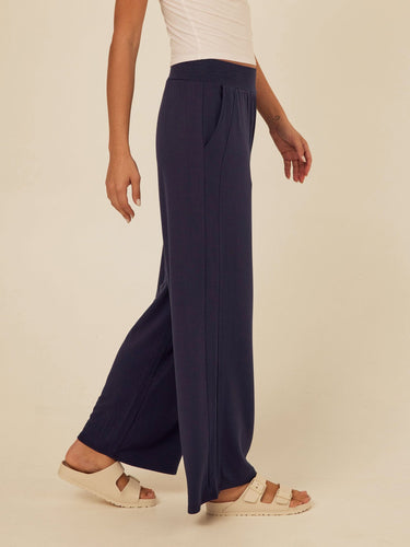 Esmeralda Feather Fleece Wide Leg Pant Threads 4 Thought 