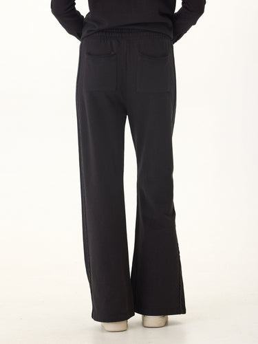 Latricia Cotton Blend Terry Wide Leg Pant Womens Bottoms Sweatpants Threads 4 Thought 