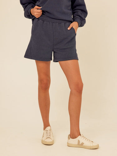 Chantel Mineral Wash Fleece Short Womens Bottoms Shorts Threads 4 Thought 