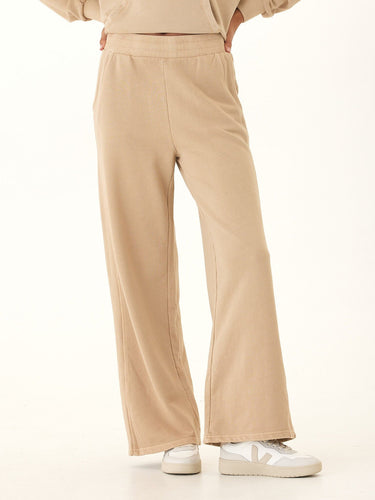 Esmeralda Mineral Wash Cotton Terry Wide Leg Pant Womens Bottoms Sweatpants Threads 4 Thought 