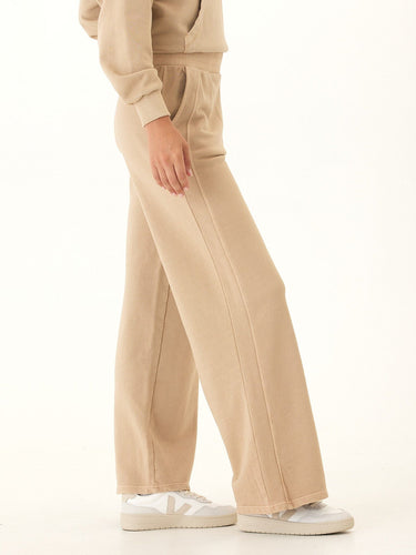 Esmeralda Mineral Wash Cotton Terry Wide Leg Pant Womens Bottoms Sweatpants Threads 4 Thought 