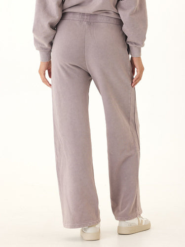Esmeralda Mineral Wash Cotton Terry Wide Leg Pant Womens Bottoms Sweatpants Threads 4 Thought 